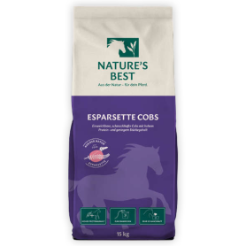 NATURES BEST Futter ESPARSETTE COBS für Pferde 15kg