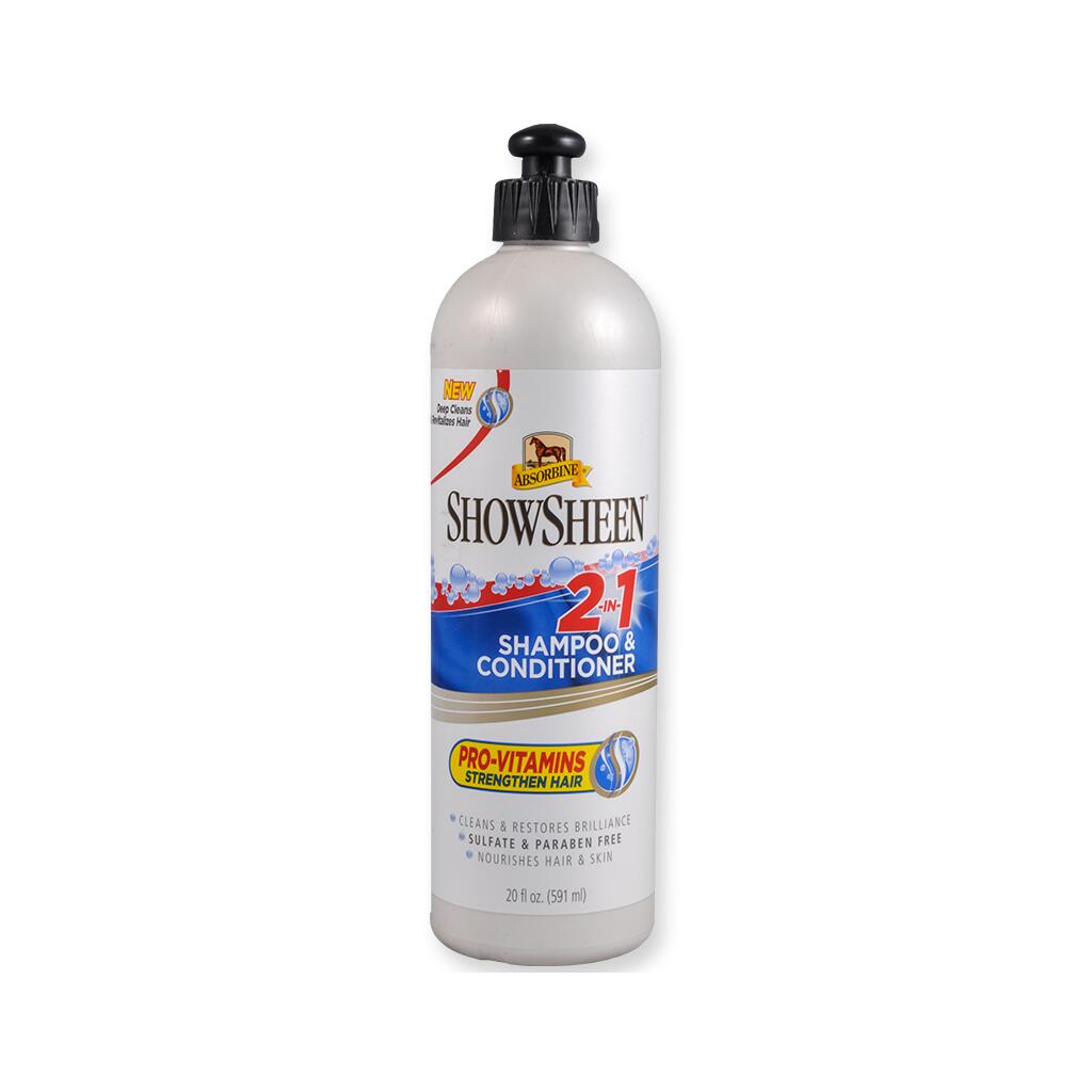 ABSORBINE Shampoo & Conditioner SHOWSHEEN 2 IN 1 für Pferde 591ml