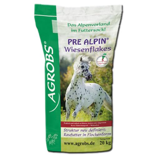 AGROBS Futter PRE ALPIN WIESENFLAKES für Pferde 20kg