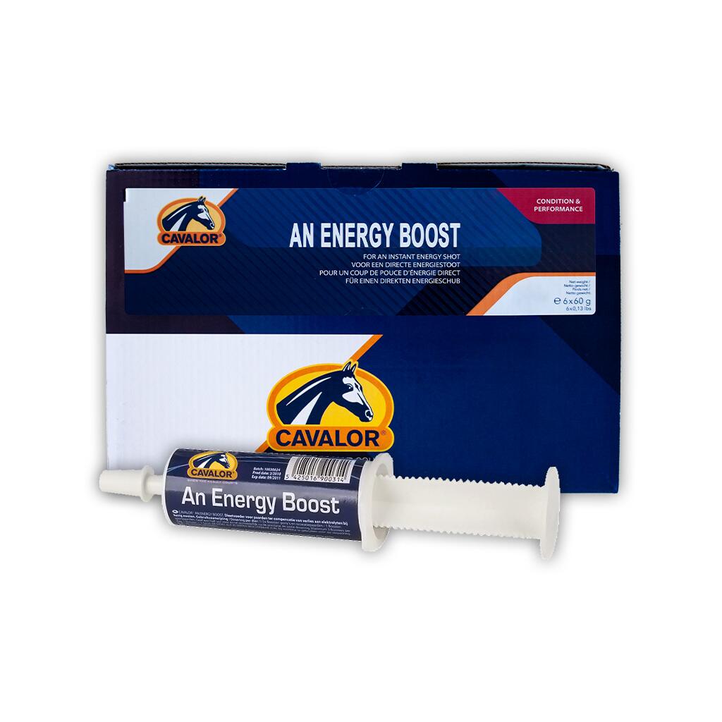 CAVALOR Ergänzungsfutter AN ENERGY BOOST für Sportpferde 6x60g