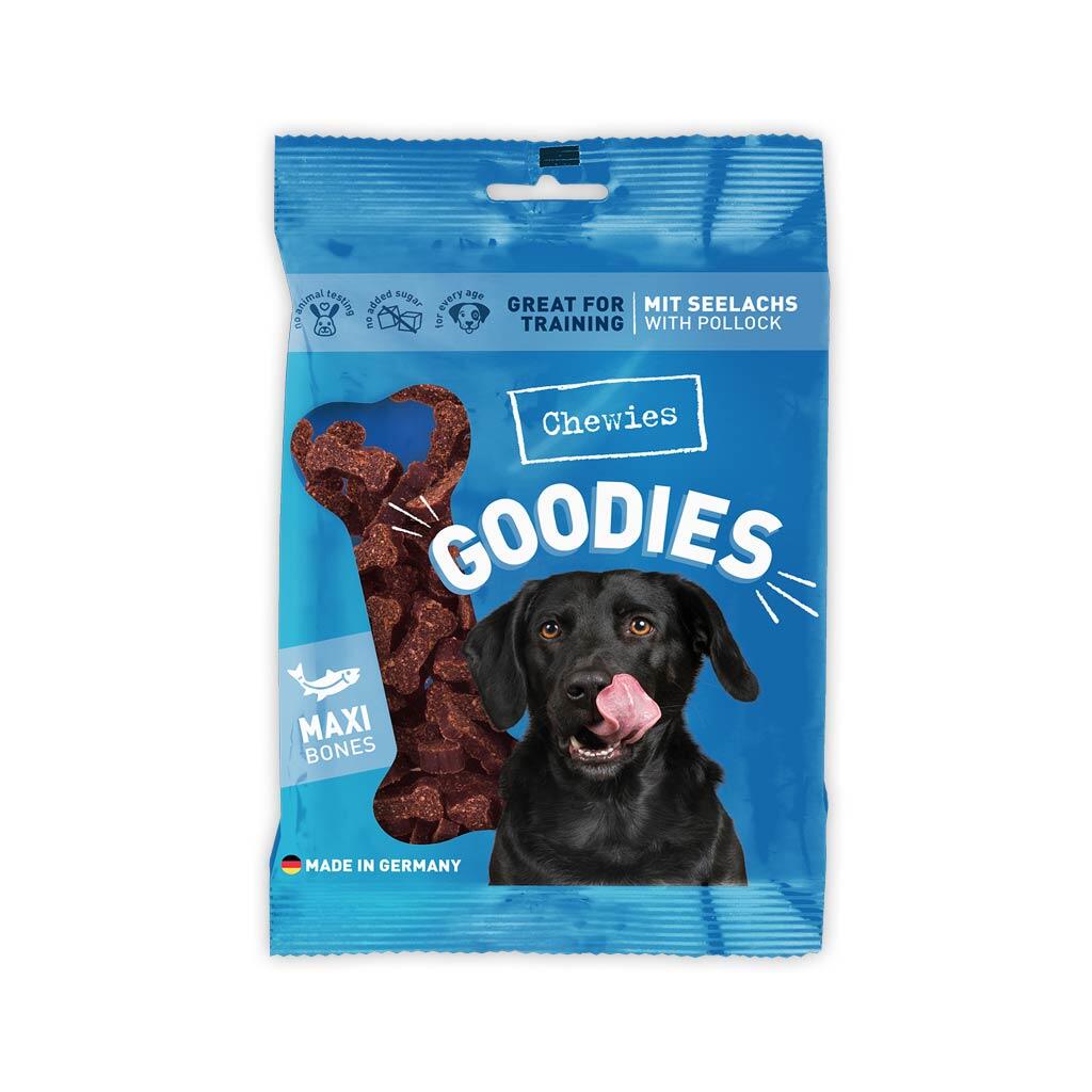 CHEWIES Leckerli GOODIES SEELACHSKNÖCHELCHEN für Hunde 200g