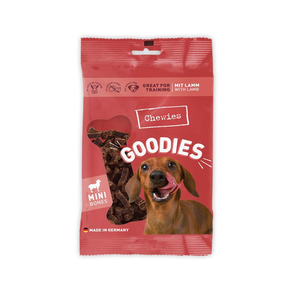 CHEWIES Leckerli GOODIES MINI-LAMMKNÖCHELCHEN für Hunde 125g