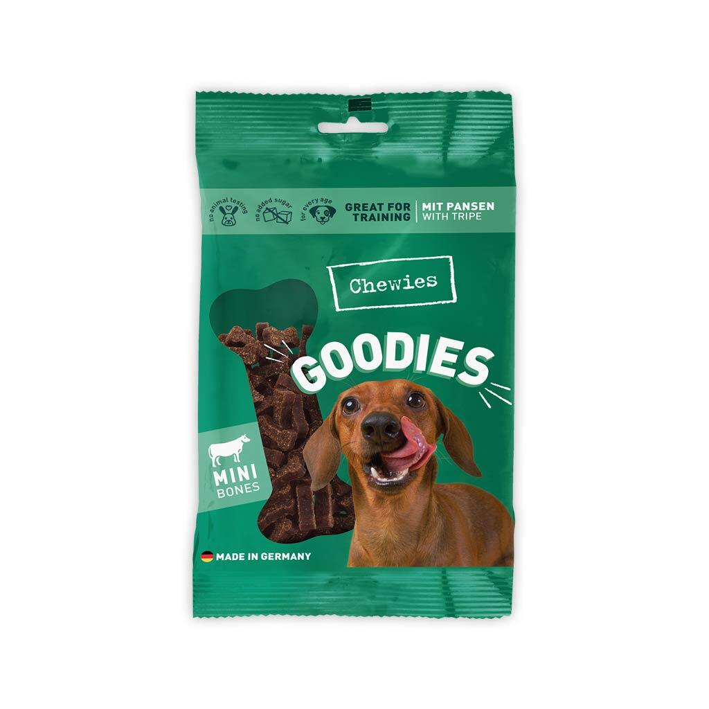 CHEWIES Leckerli GOODIES MINI-PANSENKNÖCHELCHEN für Hunde 125g