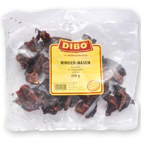 DIBO Leckerli RINDERNASEN Kausnack für Hunde 250g