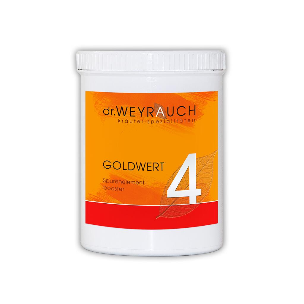 DR. WEYRAUCH Ergänzungsfutter NR. 4 GOLDWERT für Pferde 1kg