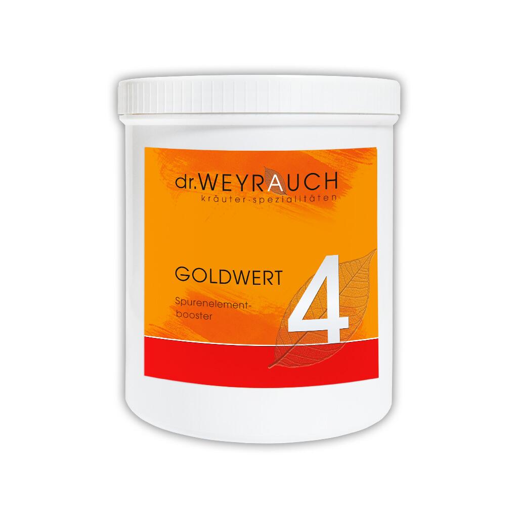 DR. WEYRAUCH Ergänzungsfutter NR. 4 GOLDWERT für Pferde 1,5kg