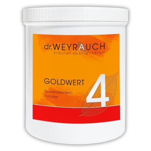 DR. WEYRAUCH Ergänzungsfutter NR. 4 GOLDWERT für Pferde 1,5kg