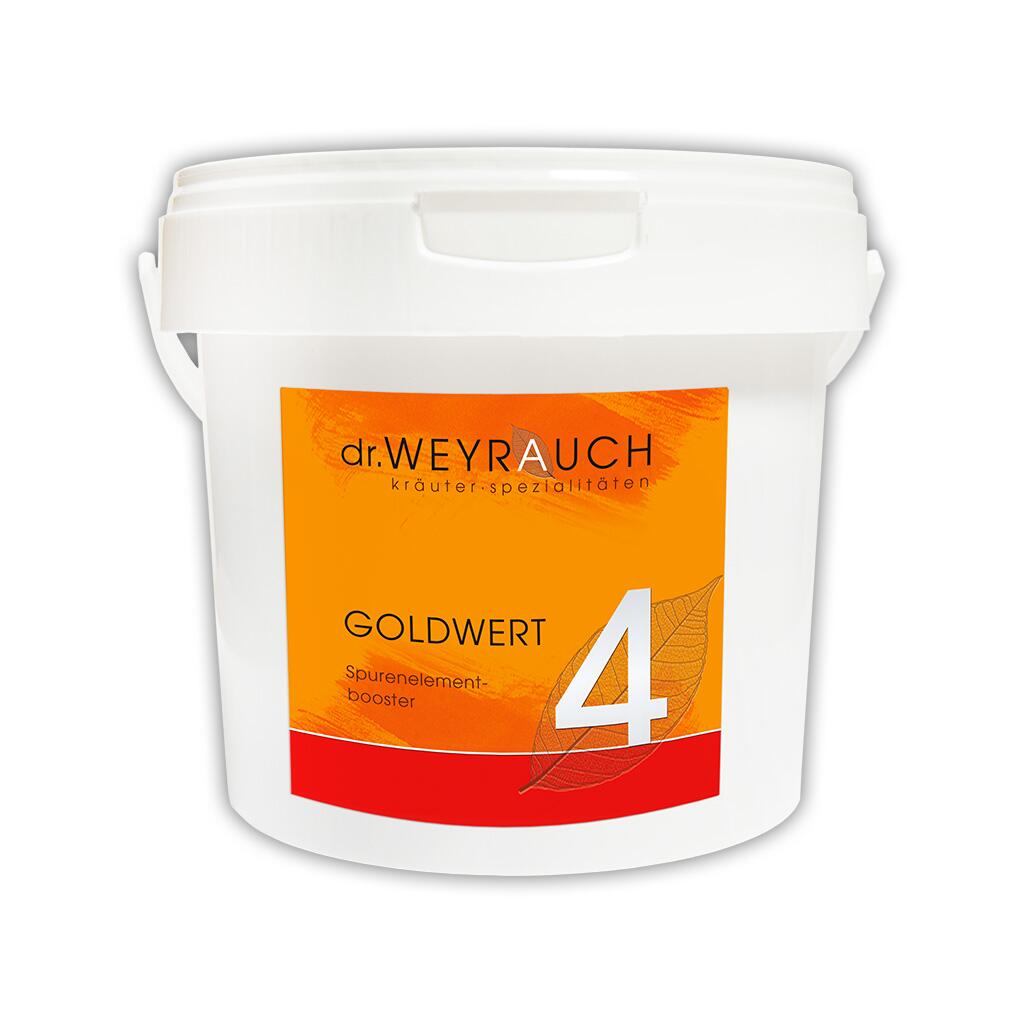 DR. WEYRAUCH Ergänzungsfutter NR. 4 GOLDWERT für Pferde 5kg