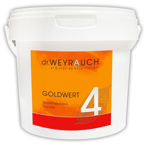 DR. WEYRAUCH Ergänzungsfutter NR. 4 GOLDWERT für Pferde 5kg