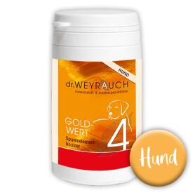 DR. WEYRAUCH Ergänzungsfutter NR. 4 GOLDWERT Kapseln für Hunde 60 Stück