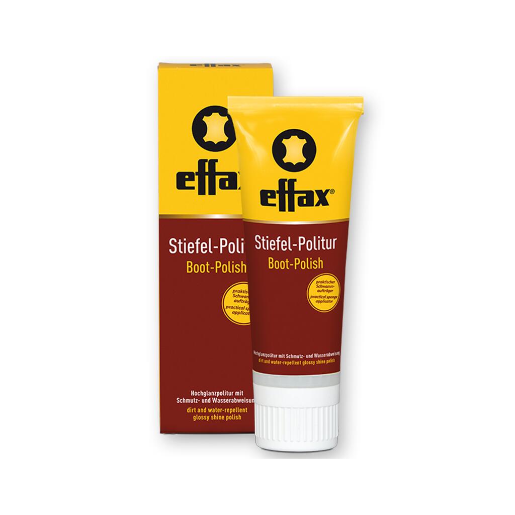 EFFAX Lederpflege STIEFEL-POLITUR für schwarze Reitstiefel 75ml
