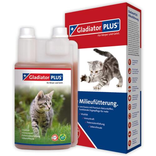 GLADIATOR Ergänzungsfutter GLADIATOR PLUS für Katzen 100ml