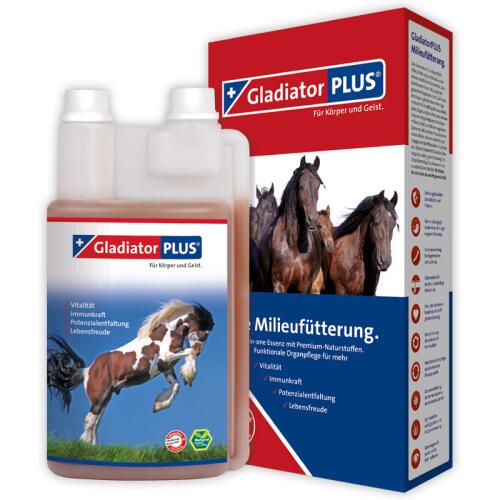 GLADIATOR PLUS Ergänzungsfutter PFERD für Pferde 500ml