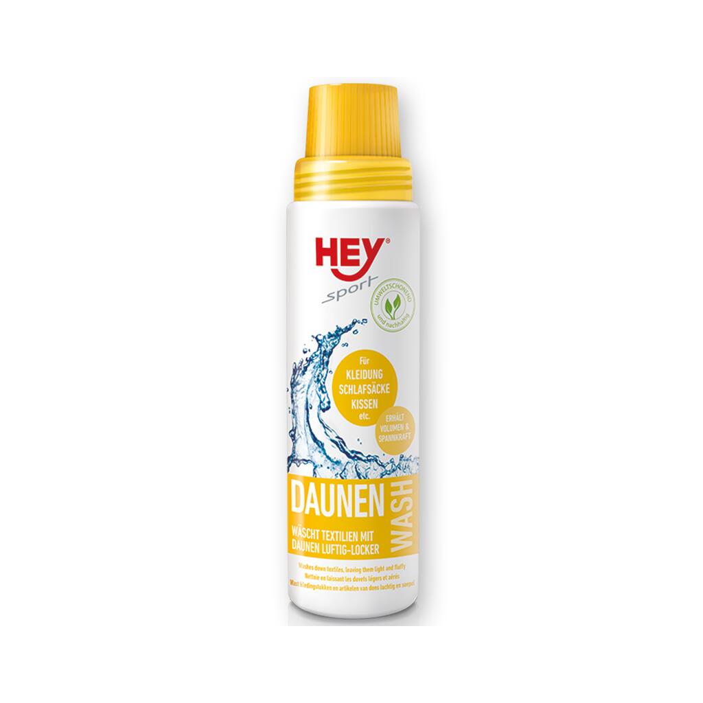 HEY SPORT Leder & Textilpflege DAUNEN WASH für Textilien 250ml