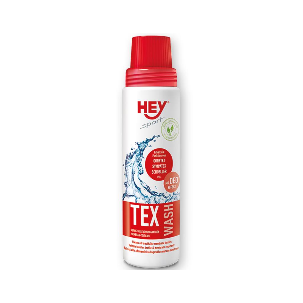 HEY SPORT Leder & Textilpflege TEX WASH für Textilien 250ml