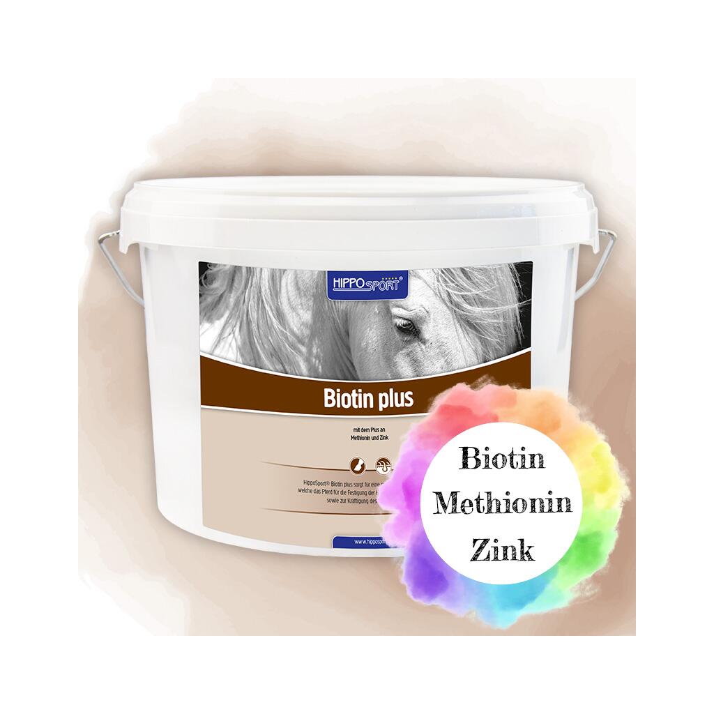 HIPPOSPORT Ergänzungsfutter BIOTIN für Pferde 2kg