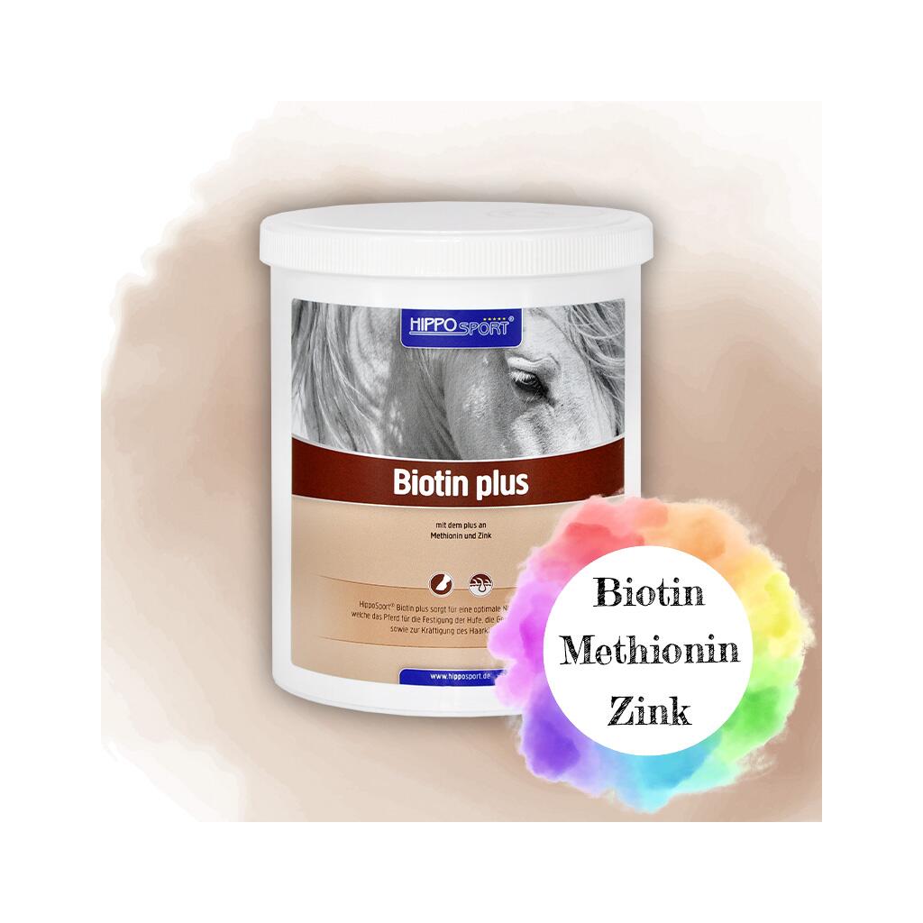 HIPPOSPORT Ergänzungsfutter BIOTIN für Pferde 750g