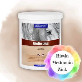 HIPPOSPORT Ergänzungsfutter BIOTIN für Pferde 750g