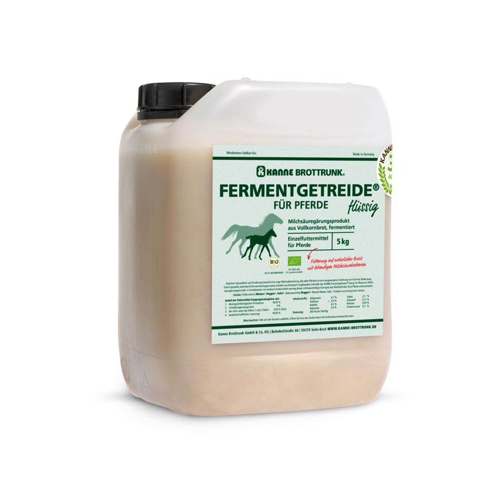 KANNE Ergänzungsfutter BIO FERMENTGETREIDE FLÜSSIG für Pferde 5l*