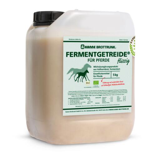 KANNE Ergänzungsfutter BIO FERMENTGETREIDE FLÜSSIG für Pferde 5l*