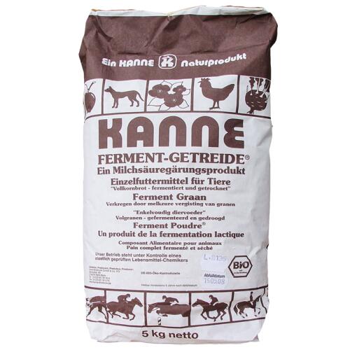 KANNE Ergänzungsfutter BIO FERMENTGETREIDE für Pferde 20kg*