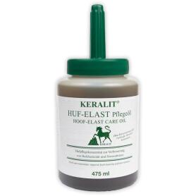 KERALIT Hufpflege HUF-ELAST PFLEGEÖL für Pferde 475ml mit Pinsel