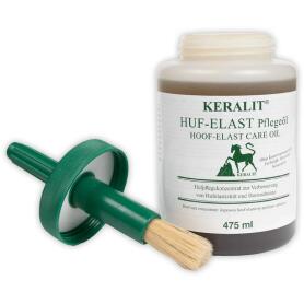 KERALIT Hufpflege HUF-ELAST PFLEGEÖL für Pferde 475ml mit Pinsel