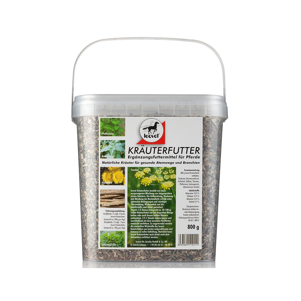 LEOVET Ergänzungsfutter KRÄUTERFUTTER für Pferde 800g