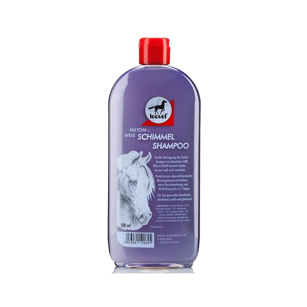 LEOVET Fellpflege MILTON-WEIß SCHIMMEL SHAMPOO für Pferde 500ml