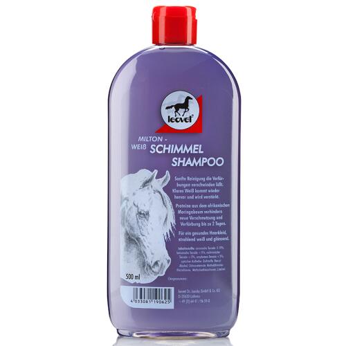 LEOVET Fellpflege MILTON-WEIß SCHIMMEL SHAMPOO für Pferde 500ml