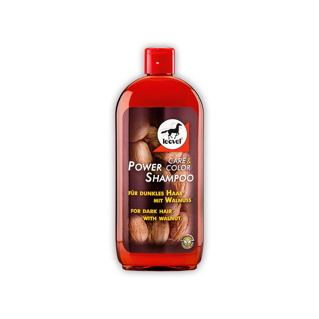 LEOVET Fellpflege POWER SHAMPOO WALNUSS für Pferde 500ml