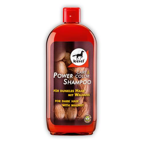 LEOVET Fellpflege POWER SHAMPOO WALNUSS für Pferde 500ml