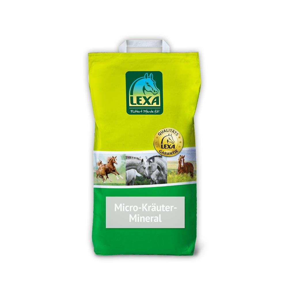 LEXA Mineralfutter MICRO-KRÄUTER-MINERAL für Pferde 25kg