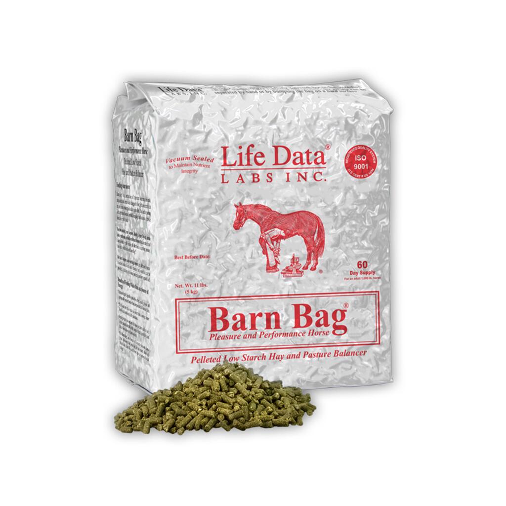 LIFE DATA LABS Ergänzungsfutter BARN BAG für Pferde 5kg Nachfüllpack