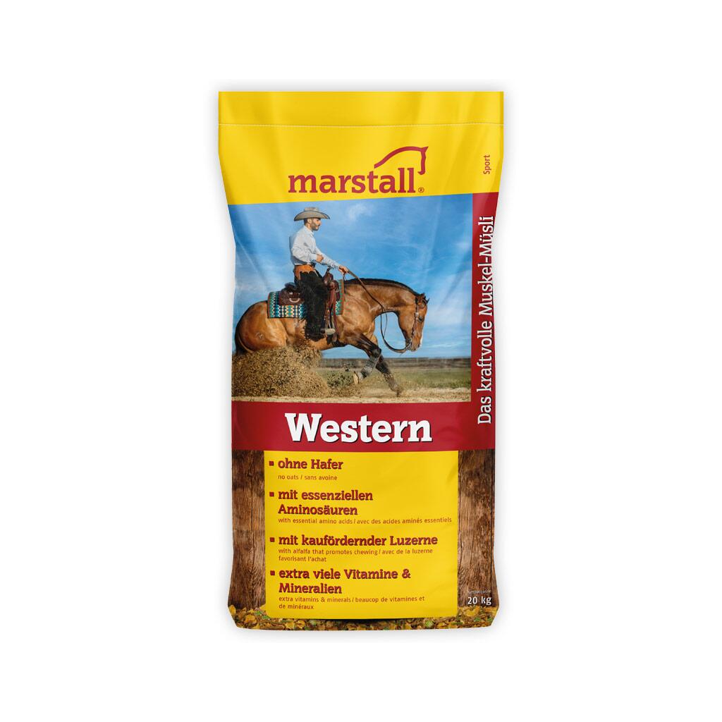 MARSTALL Futter WESTERN STRUKTUR-MÜSLI für Pferde 20kg