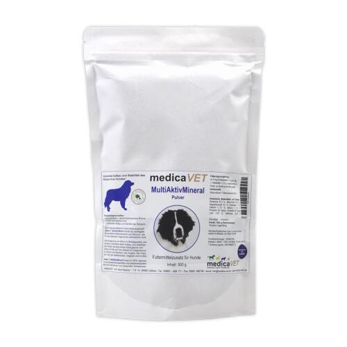MEDICA-VET Ergänzungsfutter MULTI-AKTIV-MINERAL für Hunde 500g