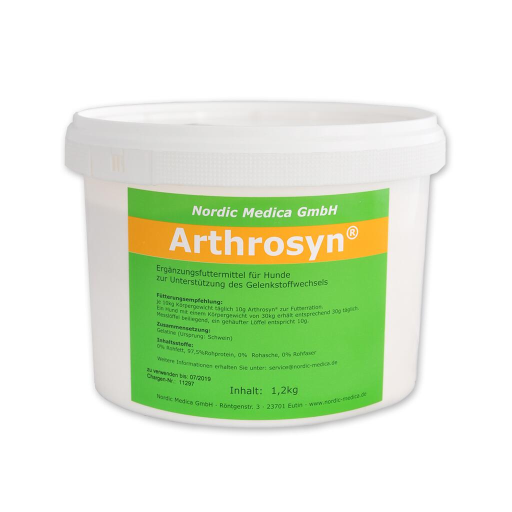 NORDIC MEDICA Ergänzungsfutter ARTHROSYN für Hunde 1,2kg