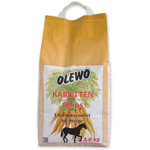 OLEWO Ergänzungsfutter KAROTTENCHIPS für Pferde 10kg