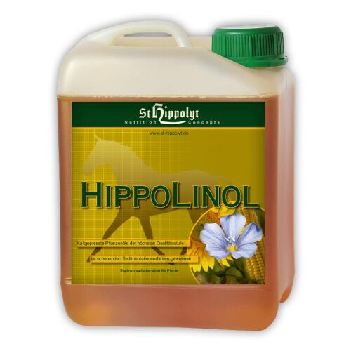 ST. HIPPOLYT Ergänzungsfutter HIPPOLINOL für Pferde 2,5l