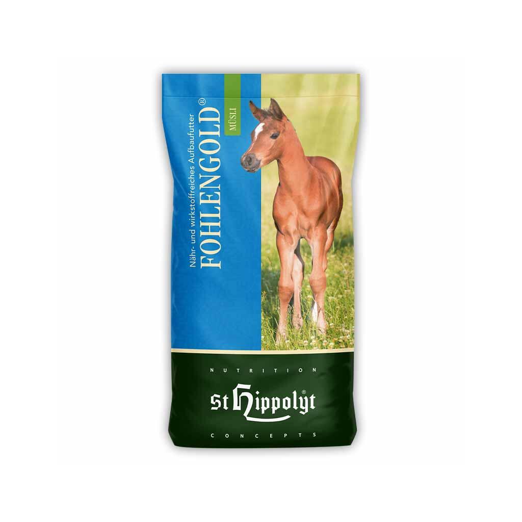 ST. HIPPOLYT Futter FOHLENGOLD für Fohlen und Jungpferde 20kg