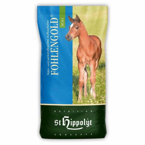 ST. HIPPOLYT Futter FOHLENGOLD für Fohlen und Jungpferde 20kg