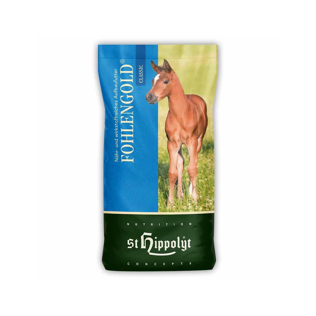 ST. HIPPOLYT Futter FOHLENGOLD CLASSIC für Fohlen und Jungpferde 25kg