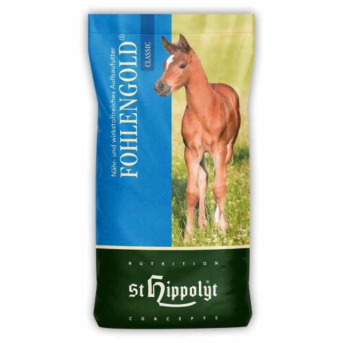ST. HIPPOLYT Futter FOHLENGOLD CLASSIC für Fohlen und Jungpferde 25kg