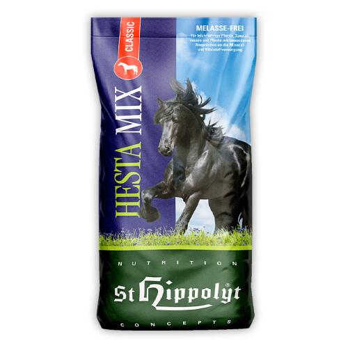 ST. HIPPOLYT Futter HESTA MIX CLASSIC für Pferde 25kg