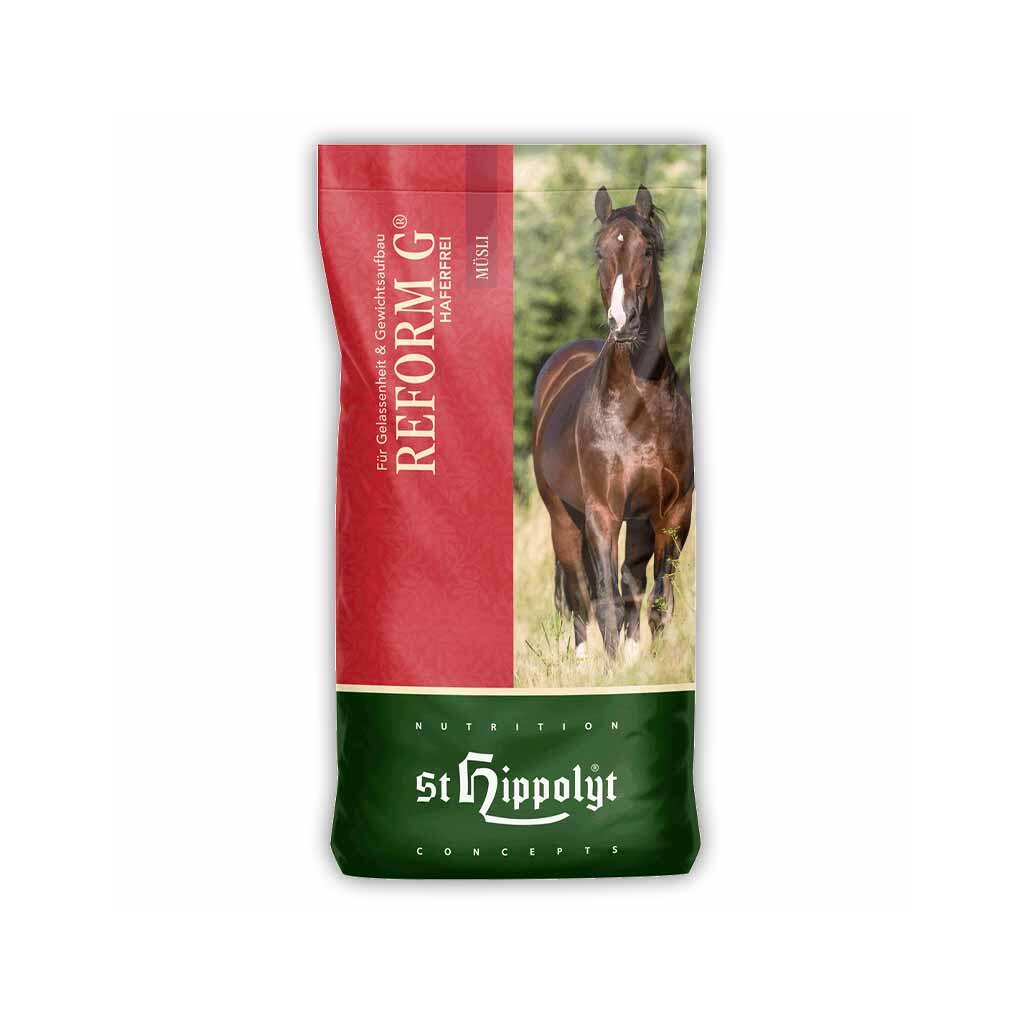 ST. HIPPOLYT Futter REFORMMÜSLI G für Pferde 20kg