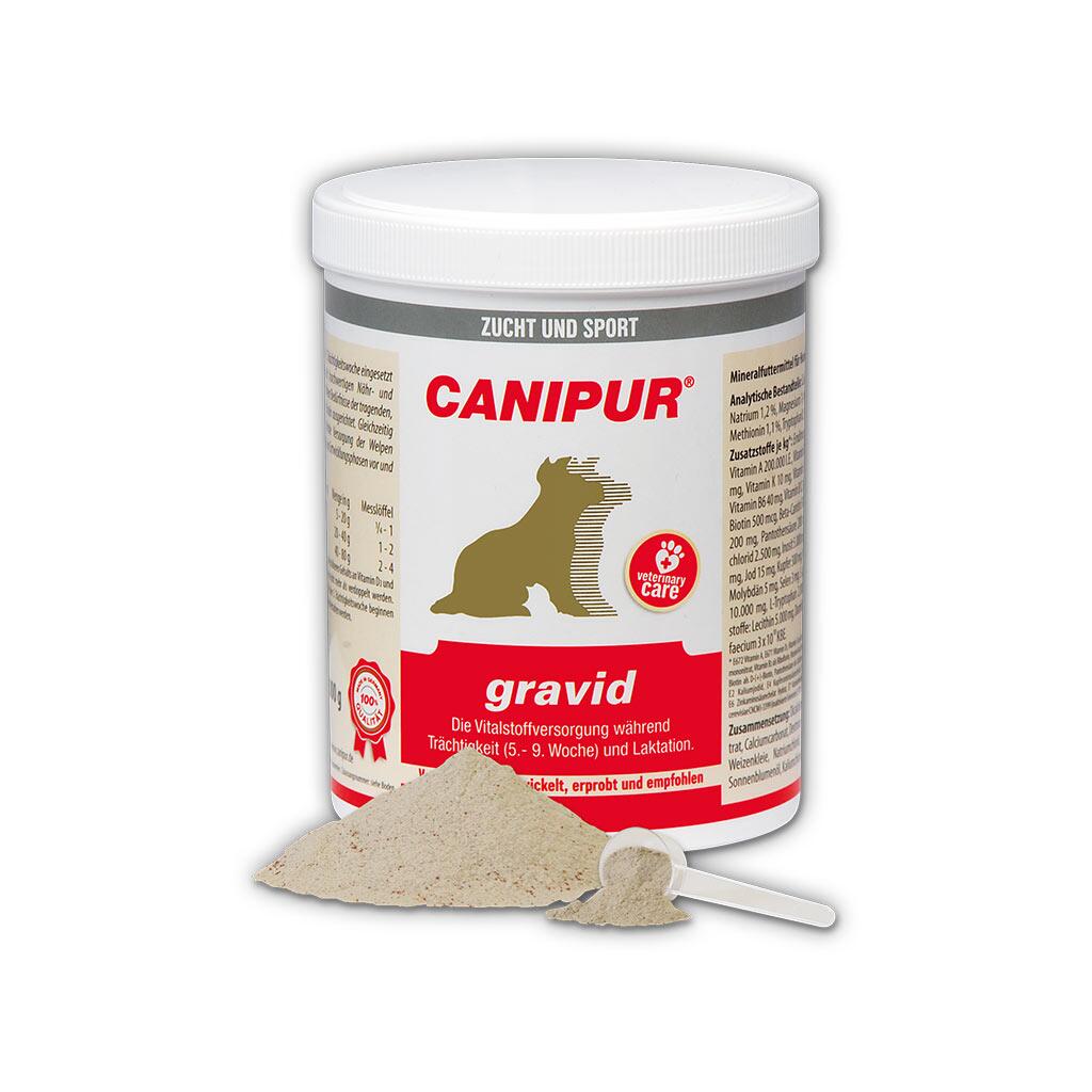 CANIPUR Ergänzungsfutter GRAVID für Hunde 500g