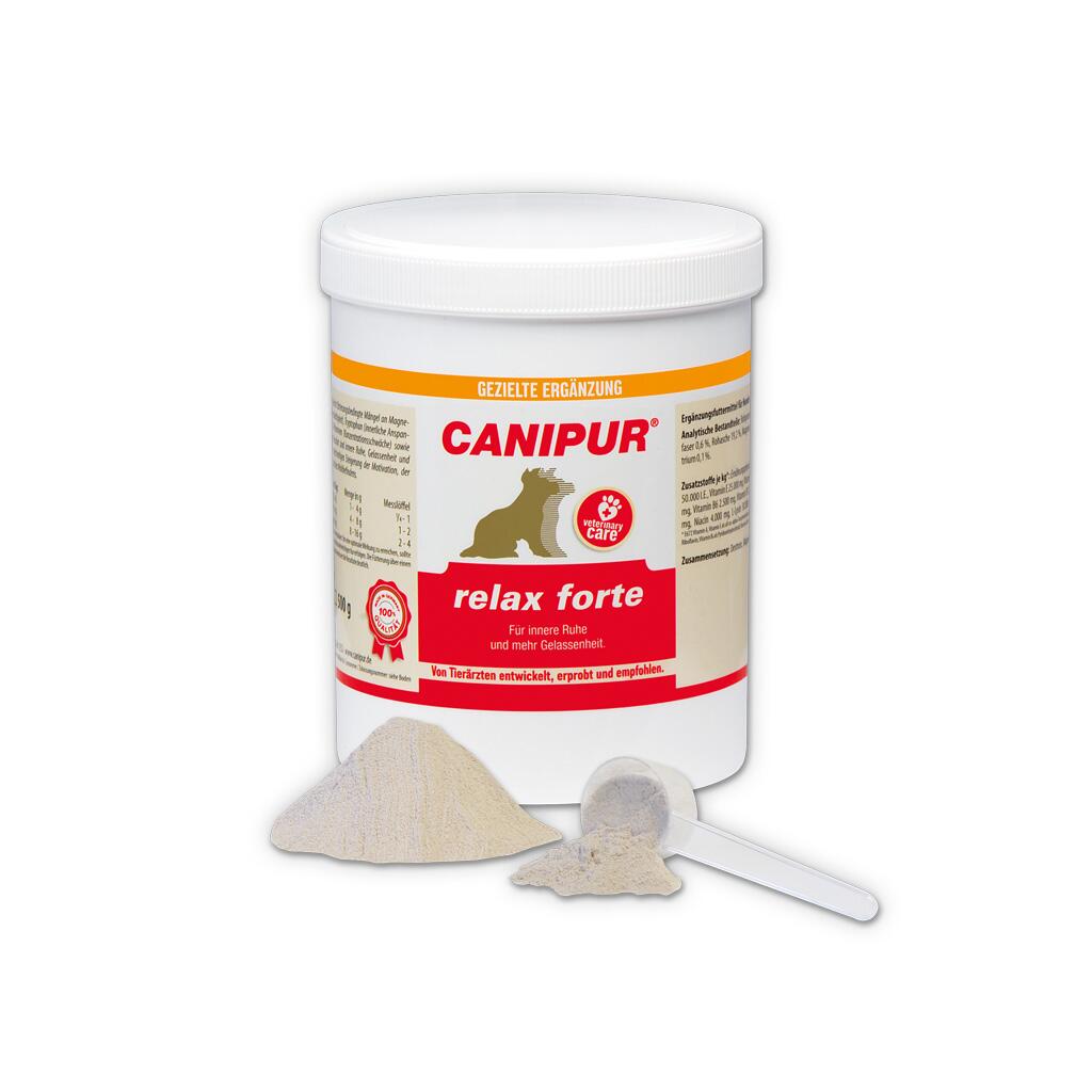 CANIPUR Ergänzungsfutter RELAX FORTE für Hunde 500g