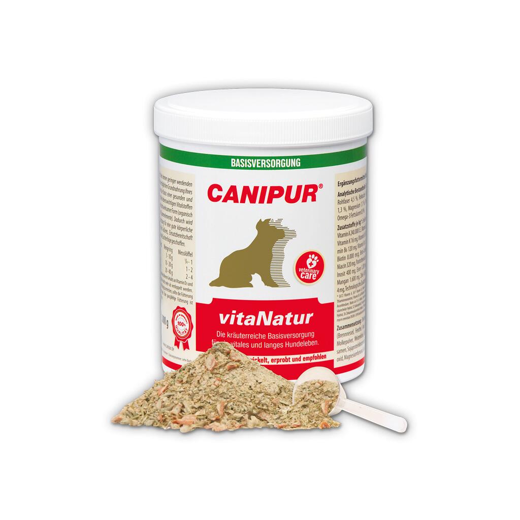 CANIPUR Ergänzungsfutter VITANATUR für Hunde 500g