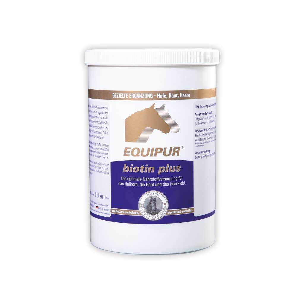 EQUIPUR Ergänzungsfutter BIOTIN PLUS PULVER für Pferde 1kg