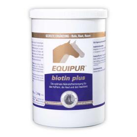 EQUIPUR Ergänzungsfutter BIOTIN PLUS PULVER für Pferde 1kg